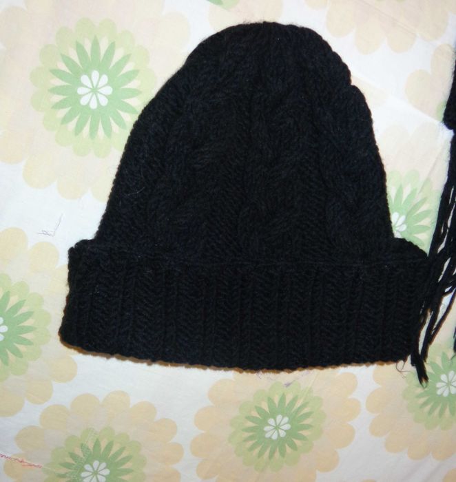 тёплые шапка и шарф