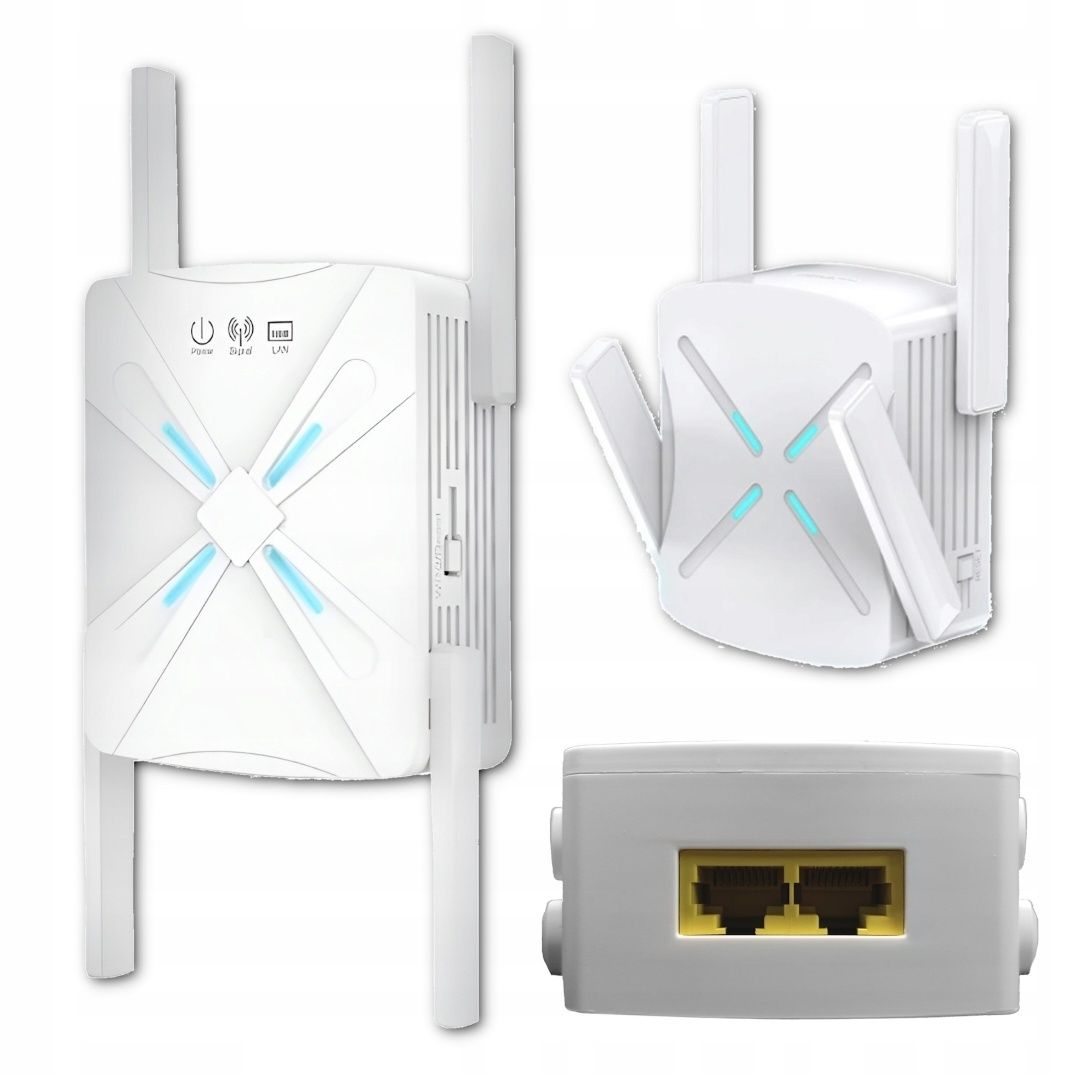Wzmacniacz Wi-Fi Repeater 2,4 G 5G 1200Mbps 4 anteny Access Point