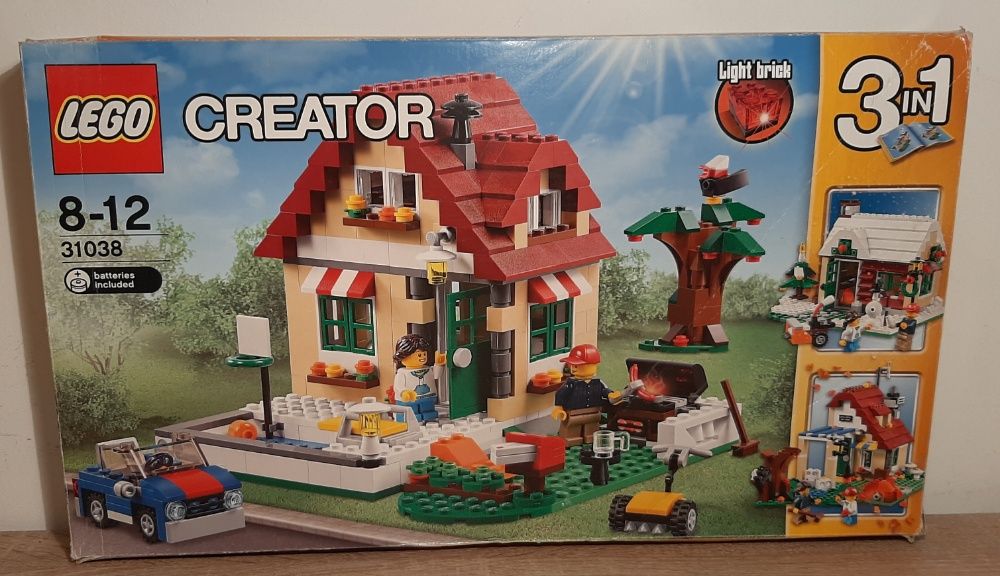 lego 31038 creator pory roku (3w1) stan-idealny 100% kompletny