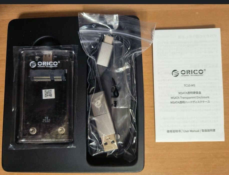 mSata Orico, якісний, зовнішній адаптер