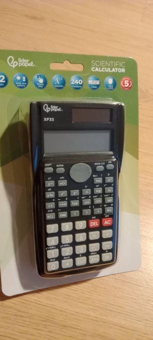 Calculadora Científica Solar e Pilhas Nova