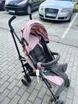 Wózek spacerówka parasolka rożowa siesta kinderkraft