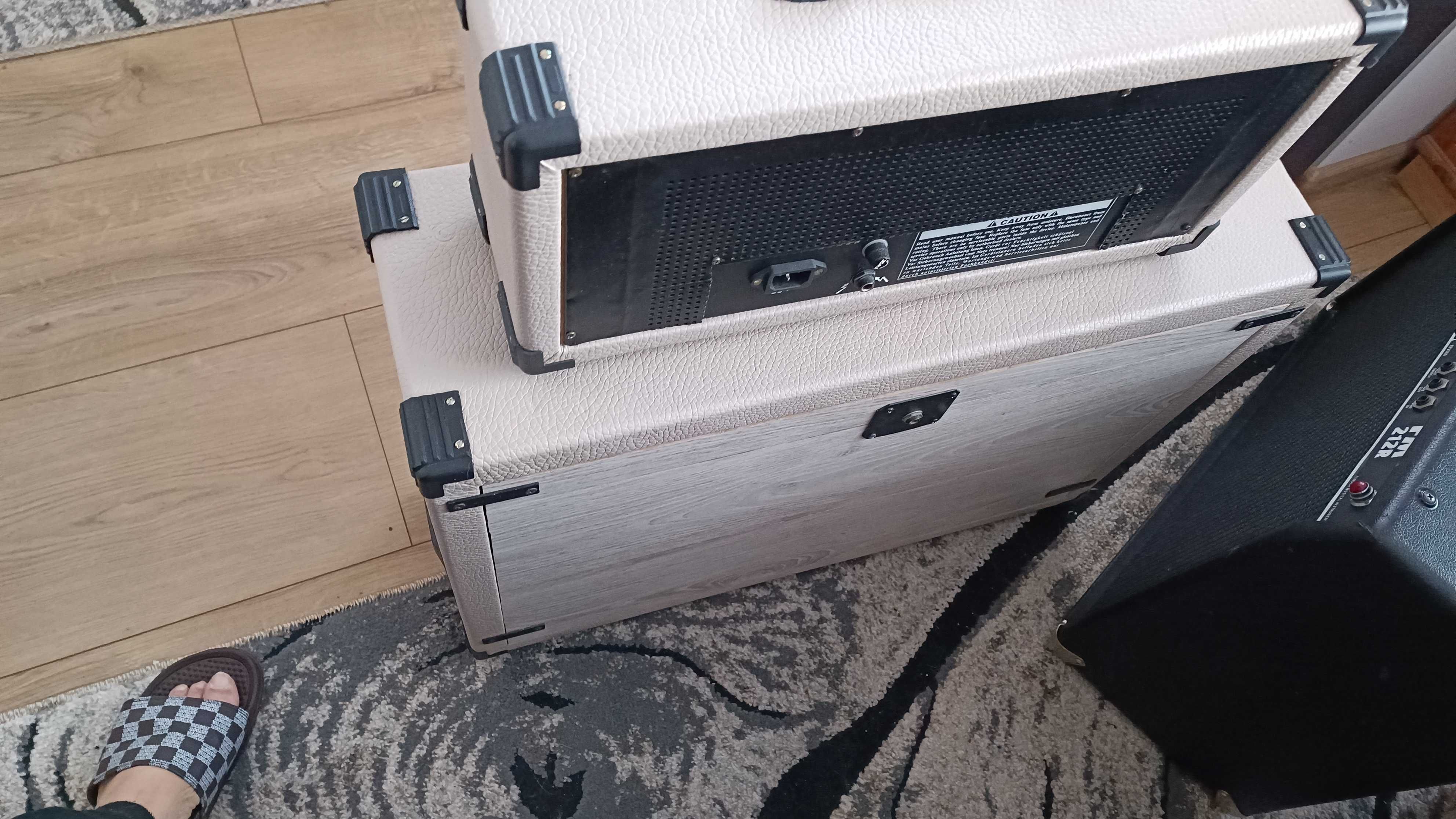 Sprzedam wzmacniacz gitarowy Ivory custom wraz z kolumną 100 Wat.