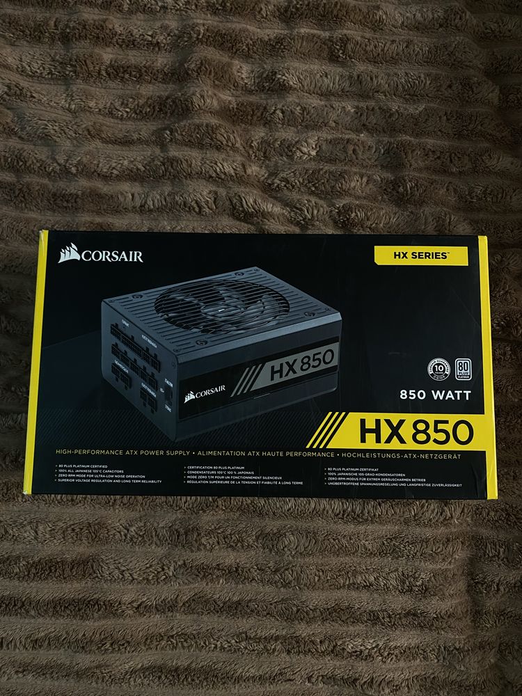 Corsair hx850 топовий блок живлення 850w