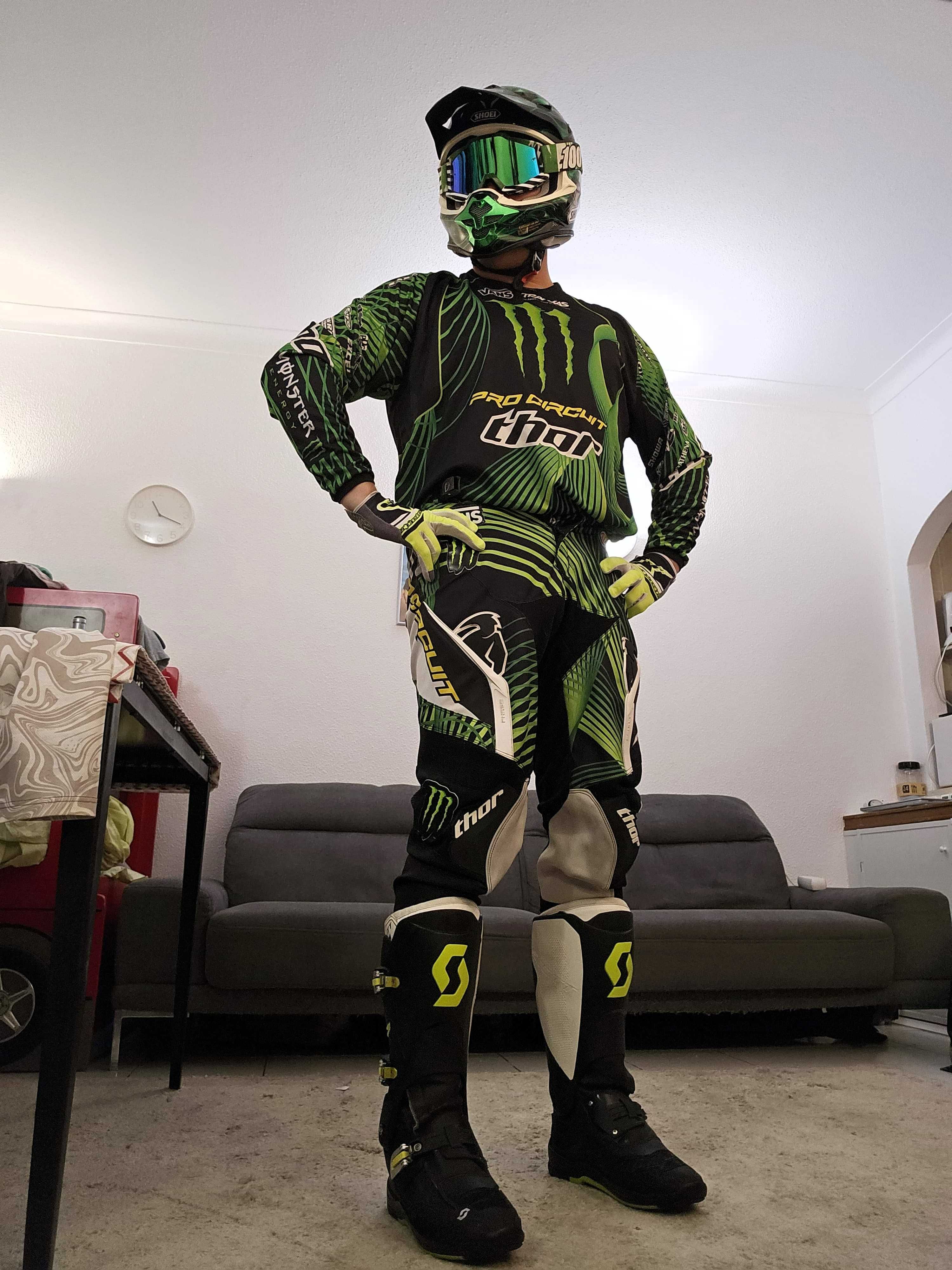 Thor Phase Monster Pro Circuit conjunto motocross enduro fato completo