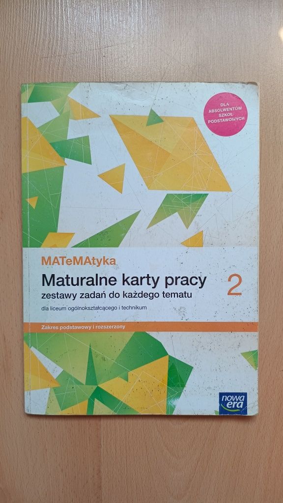 MATeMAtyka Maturalne karty pracy 2 zakres podstawowy i rozszerzony