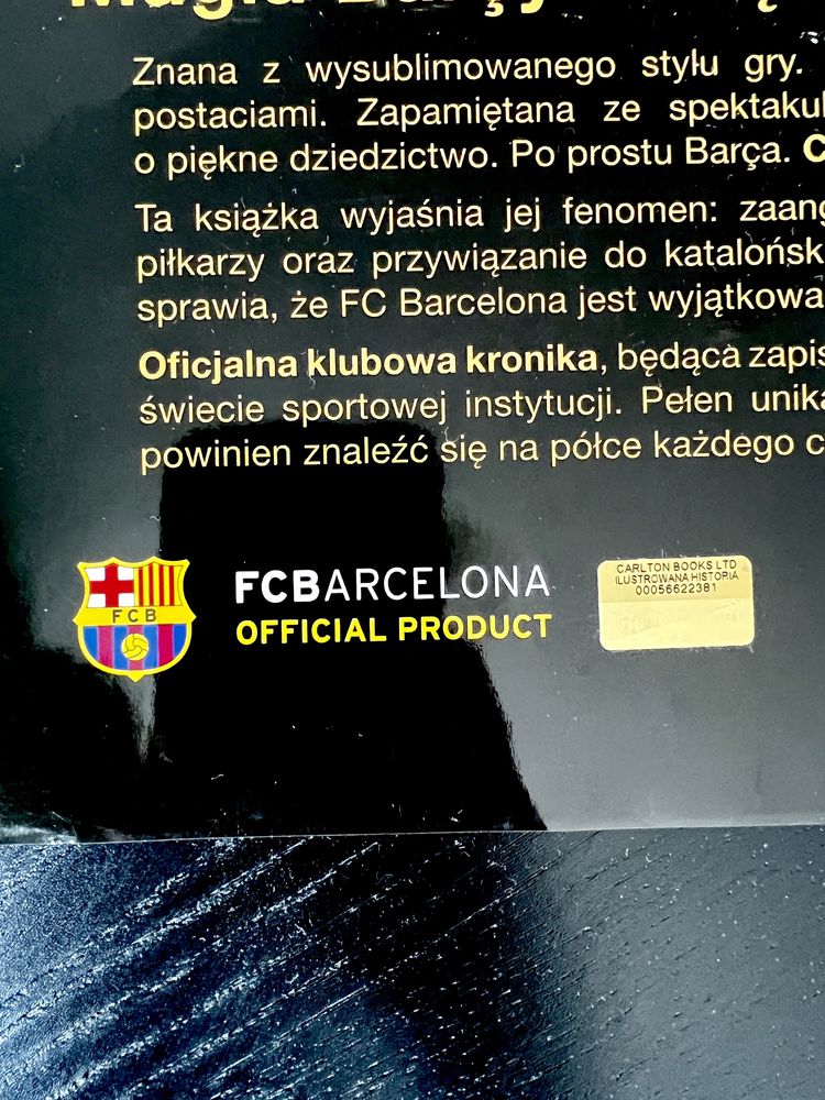 Barca: Ilustrowana historia FC Barcelona album twarda oprawa