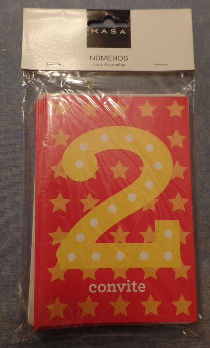 Conjunto de Convites de Aniversário 2 Aninhos (BOX)