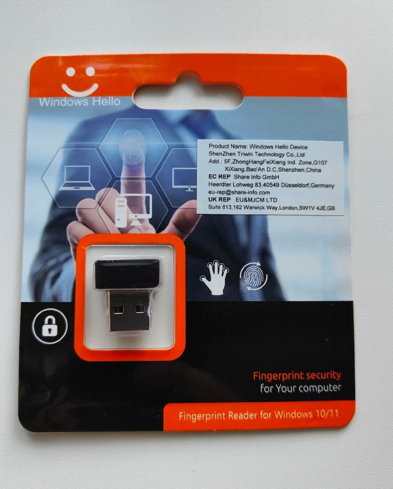 Modulo impressão digital para pc