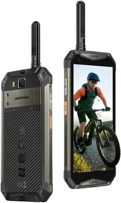 Смартфон-рація UleFone Power Armor 20WT 12/256 Black, Рація, 10850 mAh