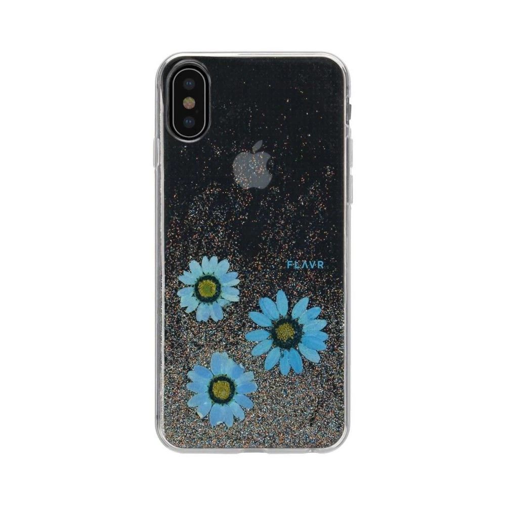 Etui Flavr do iPhone X / Xs Real Flowers Blue