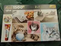 Puzzle 1500 kotki