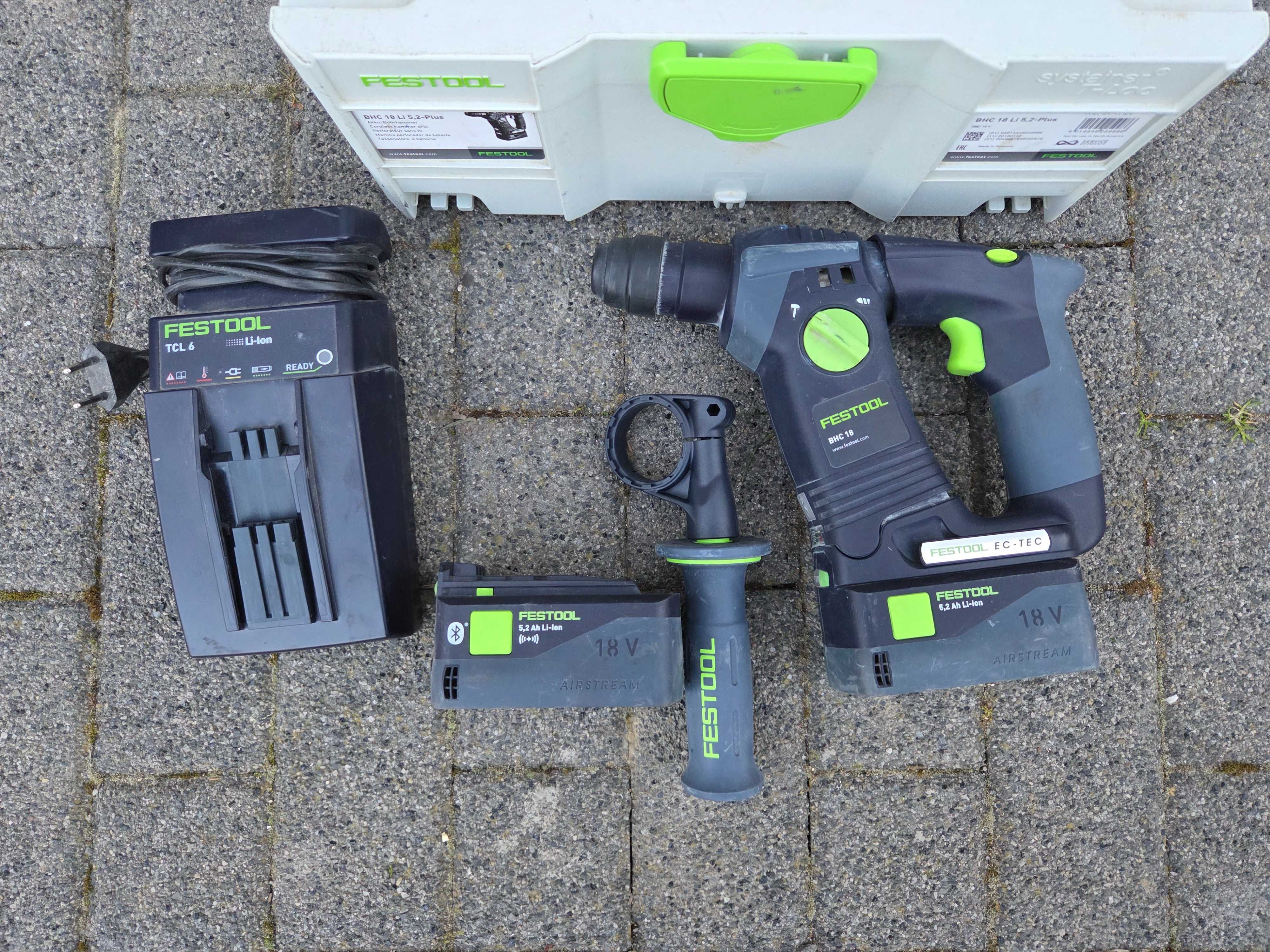 Młotowiertarka akumulatorowa Festool BHC 18 SDS plus 5,2 Ah