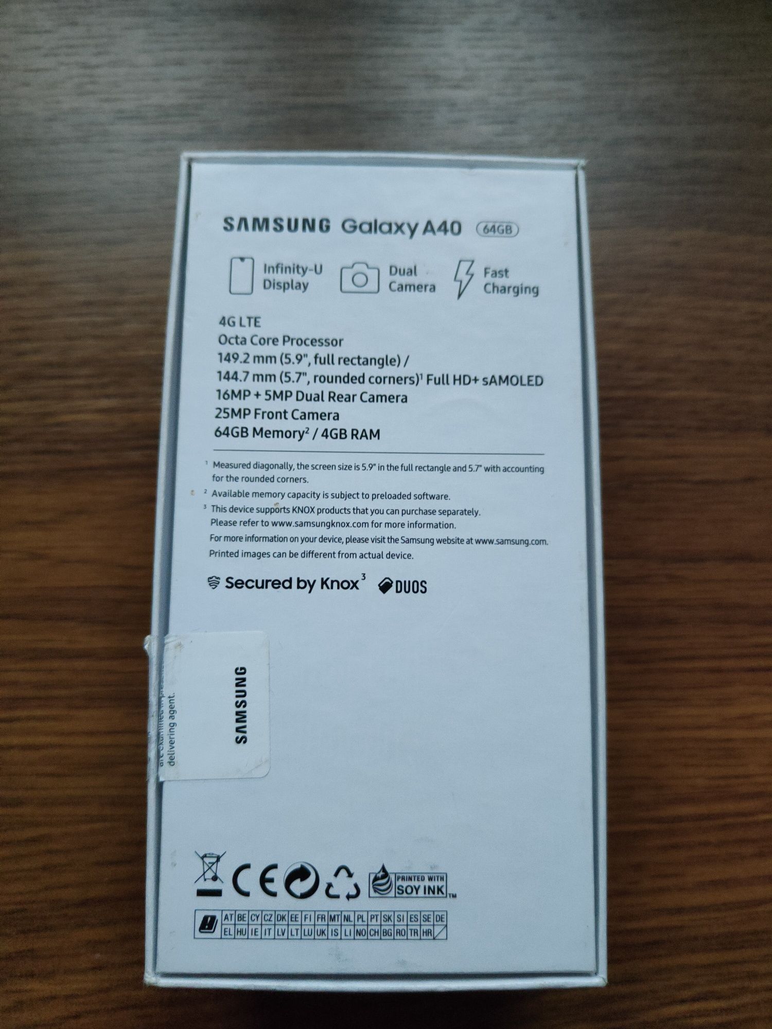 Smartfon Samsung Galaxy A40