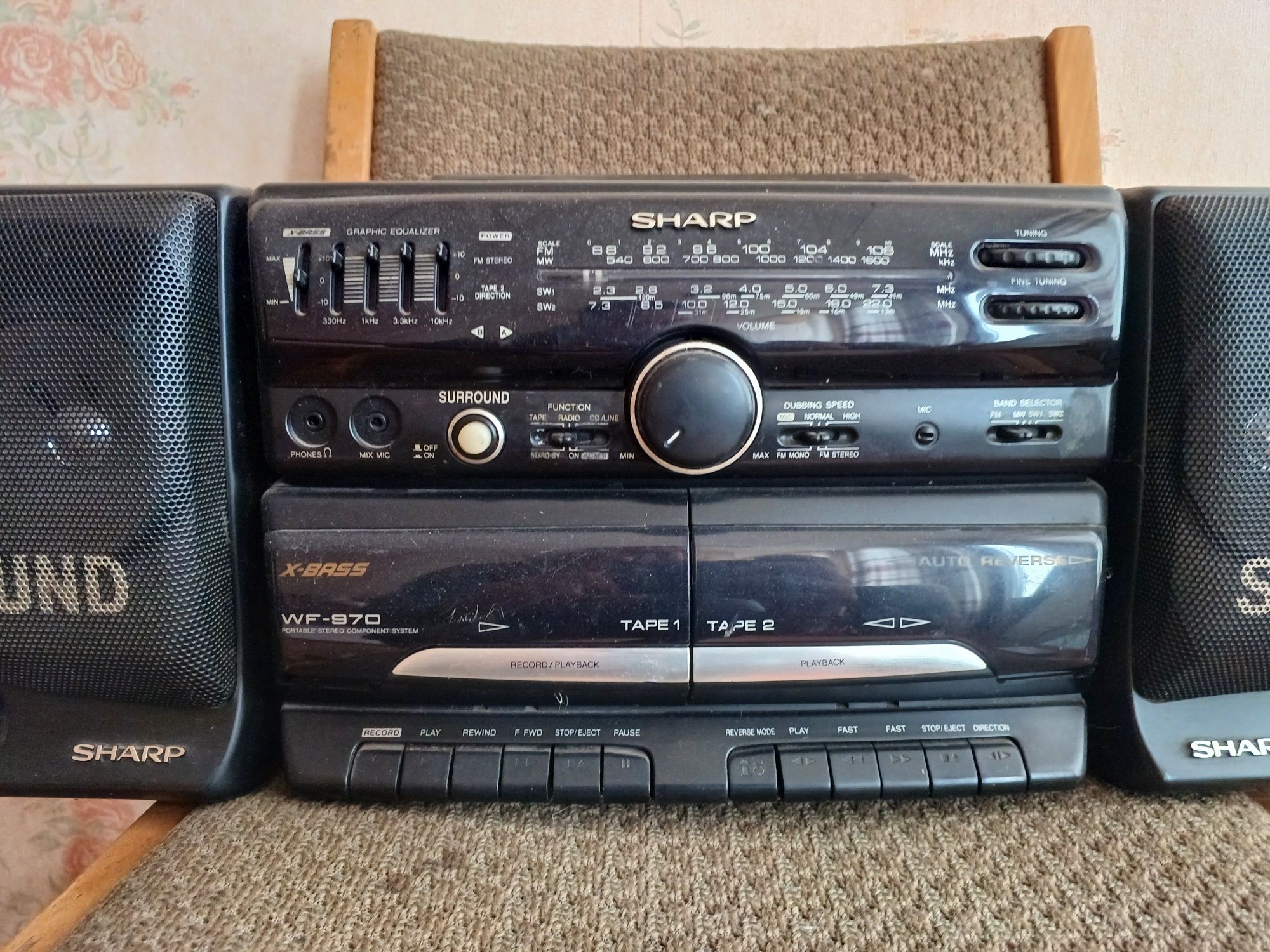 Магнитола Sharp 970z BK