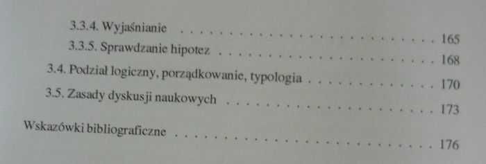 Logika z ogólną metodologią nauk Jan Przybyłowski spis