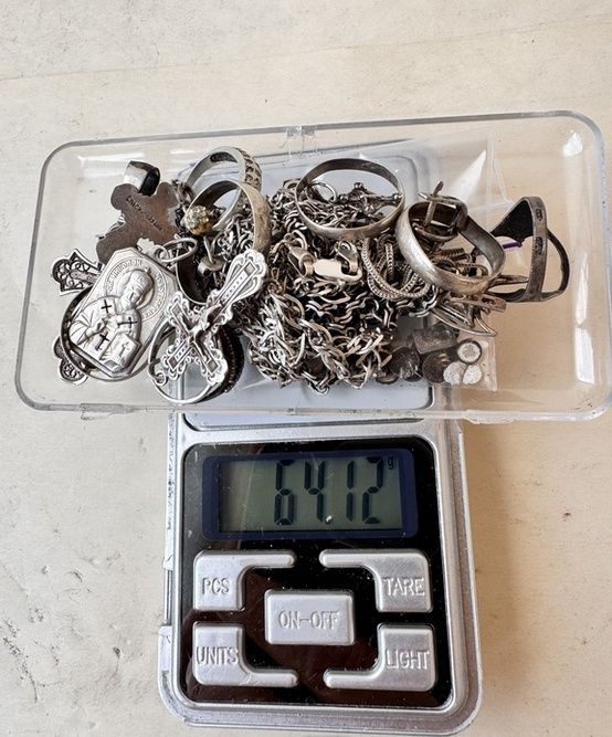 Лом серебра 800-999 пробы