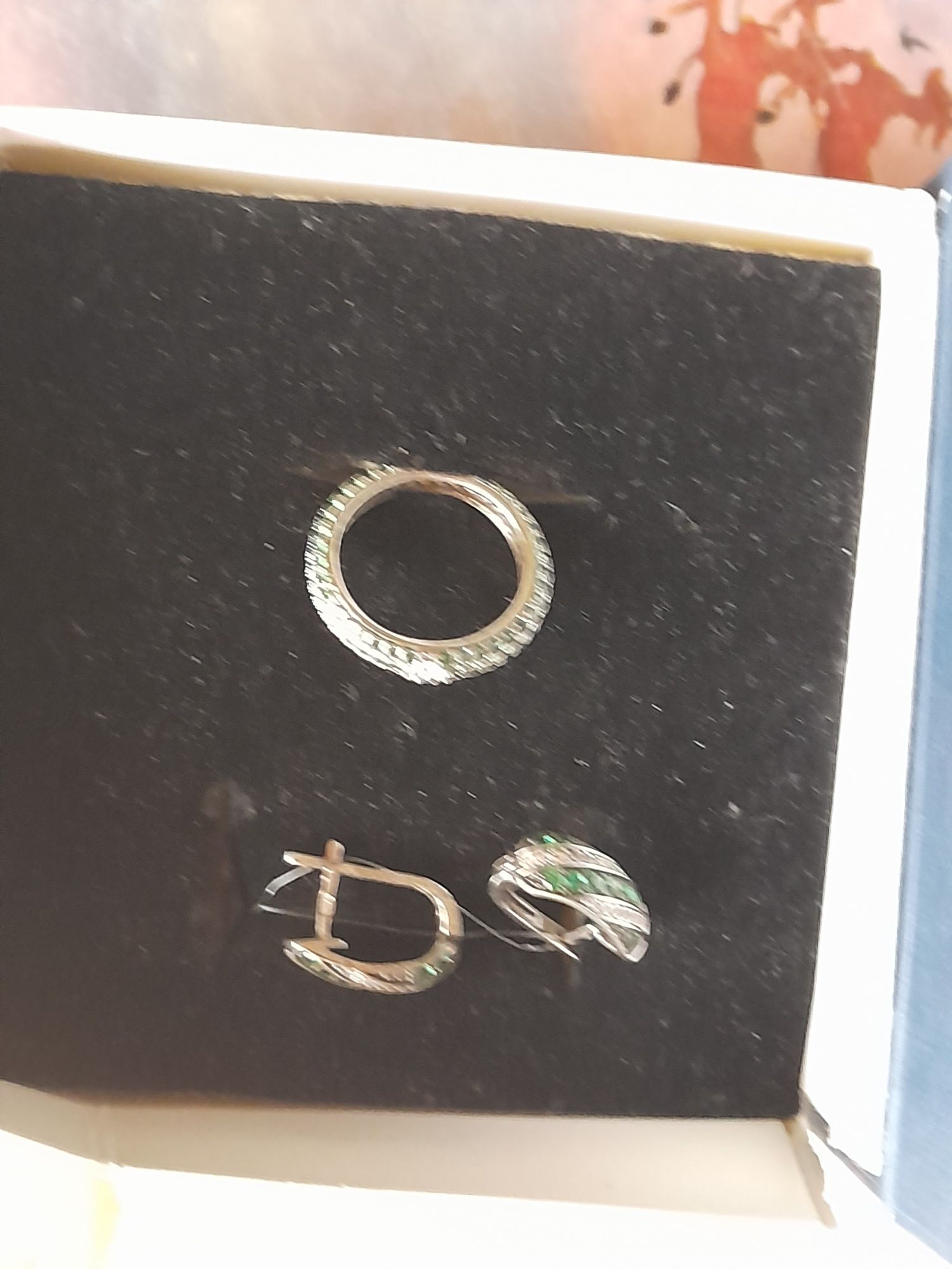 Набір перстень і сережки   Zarina
