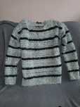 Puszysty seledynowy sweter