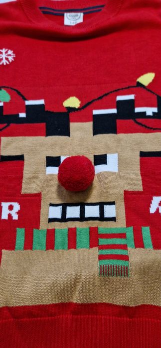 Sweterek świąteczny cool club 146