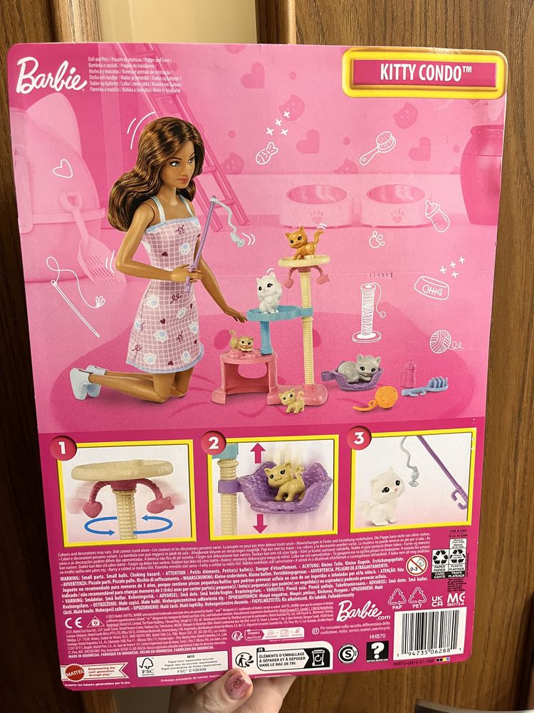 Nowa Barbie Kitty Condo Doll and Pets