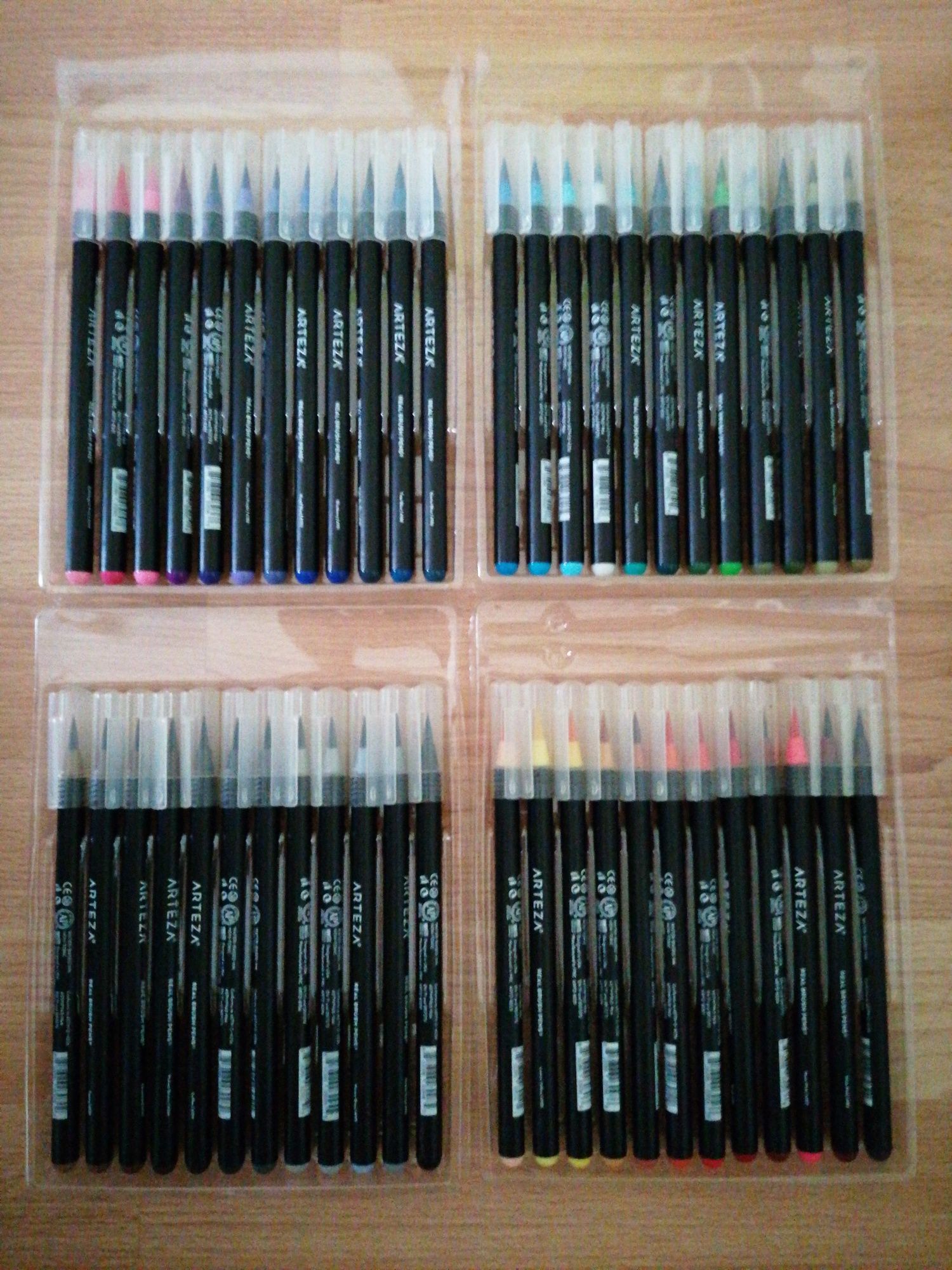 Arteza 48 real brush pens premium pisaki pędzelkowe