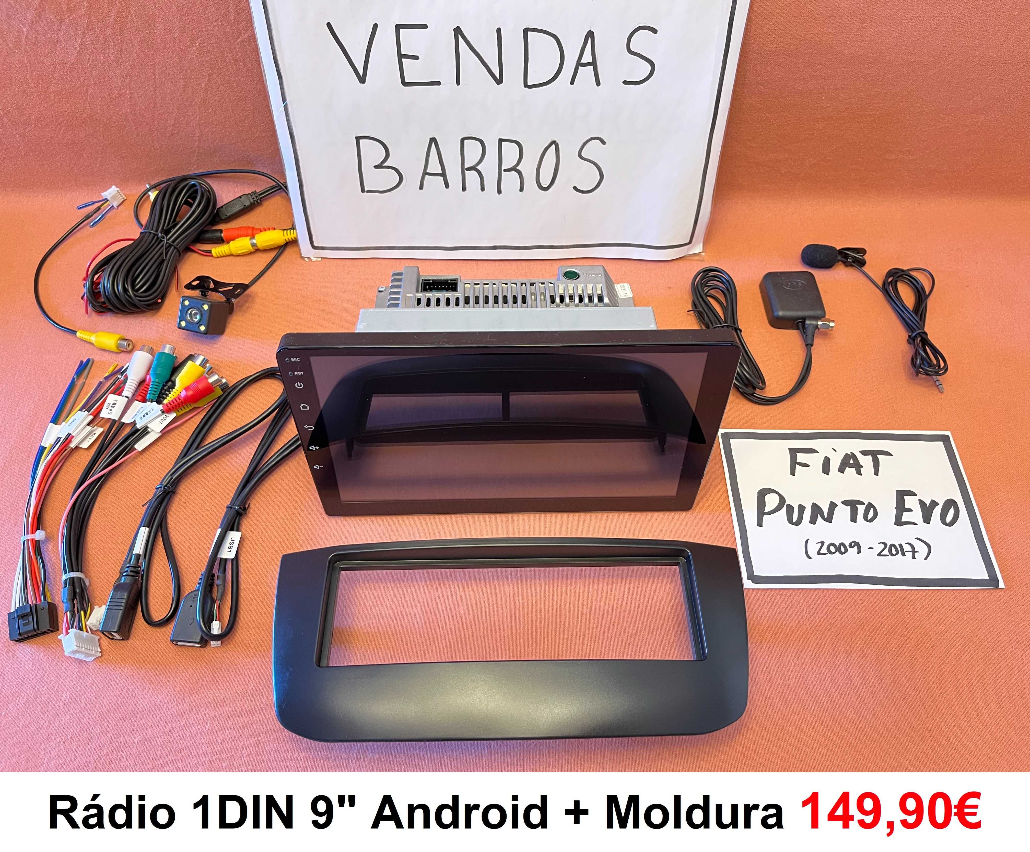 (NOVO) Rádio 2DIN Android • FIAT Grande Punto (2005 a 2017) • GPS EVO