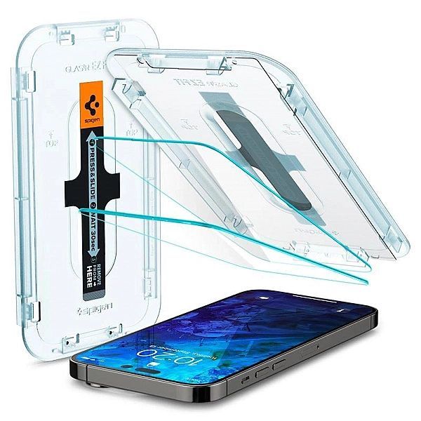 Szkło hartowane Spigen Glas.tR Ez Fit na iPhone 14 Pro Max - 2 szt.
