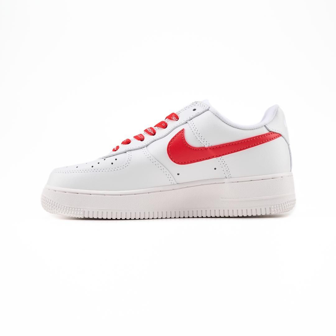 Кроссовки Nike Air Force 1 x Supreme White Red
