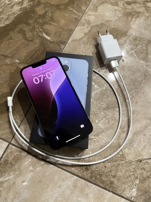 iphone 13 pro blue 256 gb neverlock идеал весь комплект , чек . айфон