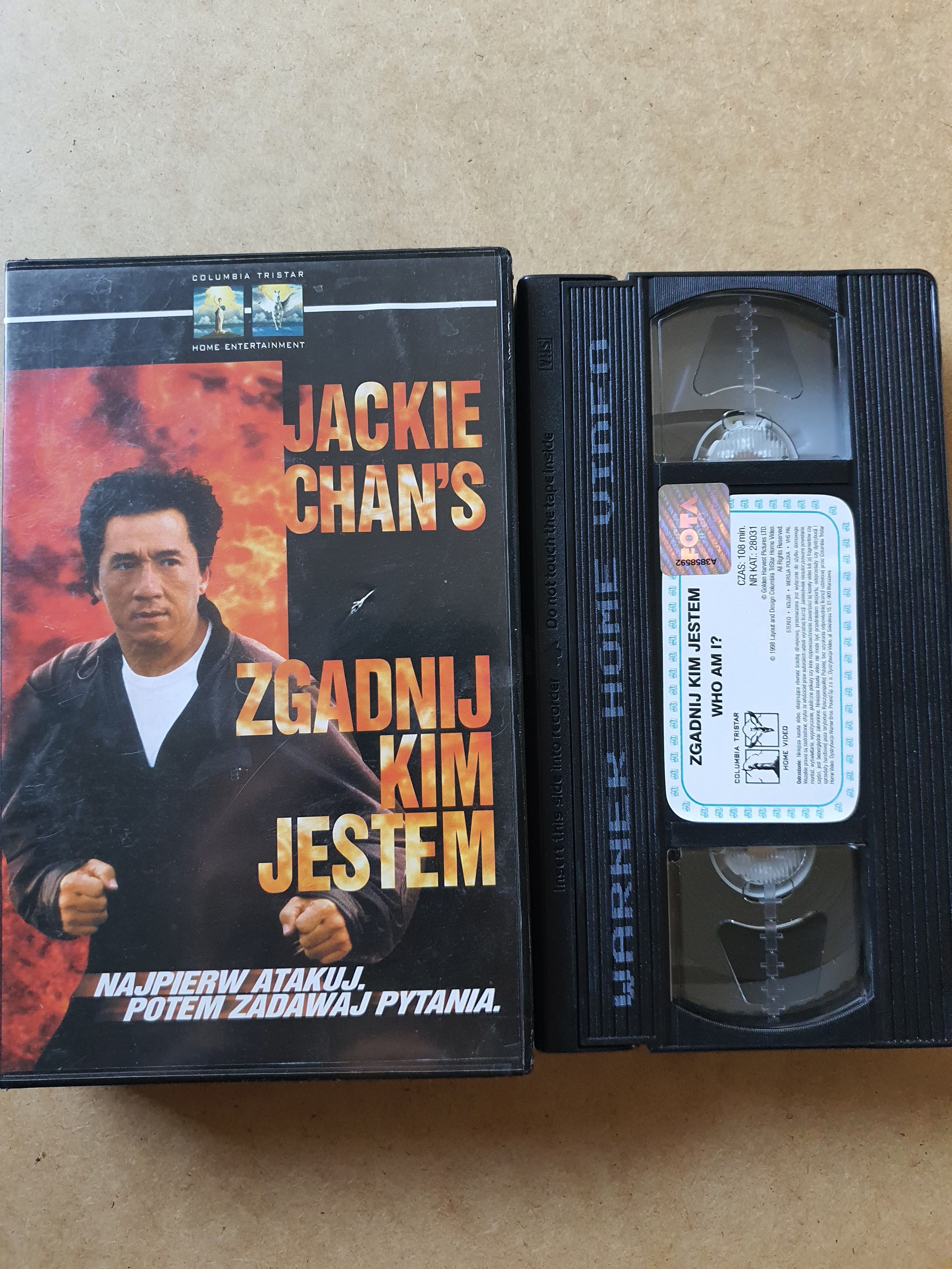 Zgadnij kim jestem Jackie Chan'- vhs