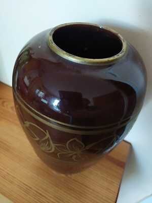 Stary flakon ceramiczny