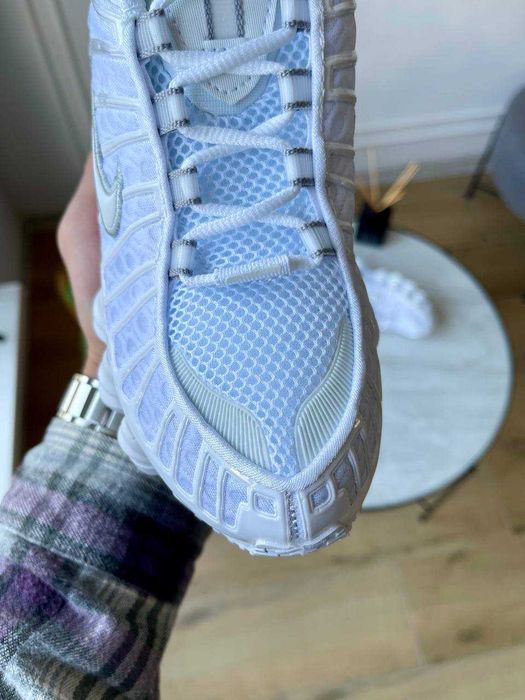 !SALE! Nike Shox TL White Silver 36 37 38 39 40 41 42 43 44 45 46 шокс