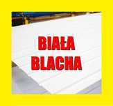 Blacha Dachowa trapezowa T-7 - Biała na ścianę, sufit, drzwi, podbitka