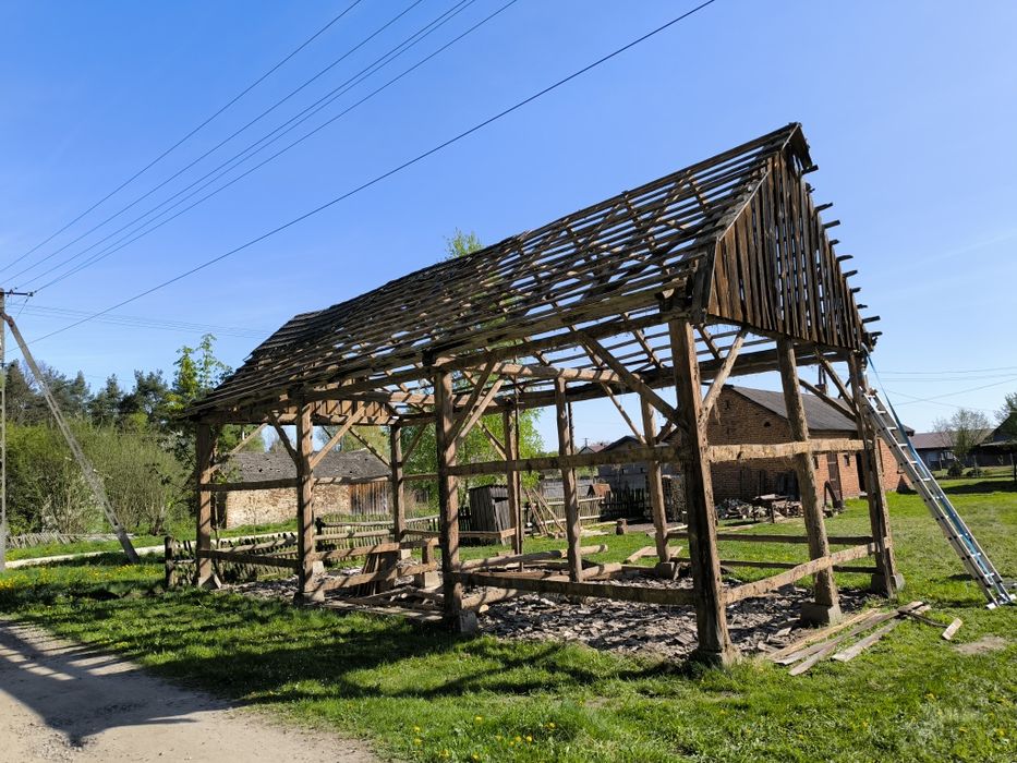 Darmowa rozbiórka stodoły, obicia stodół, skup starych stodół