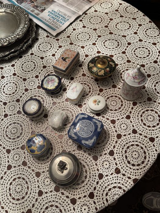 Caixinhas porcelana