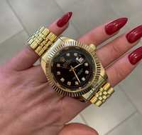 Женские наручные часы Rolex Date Just Gold-Black