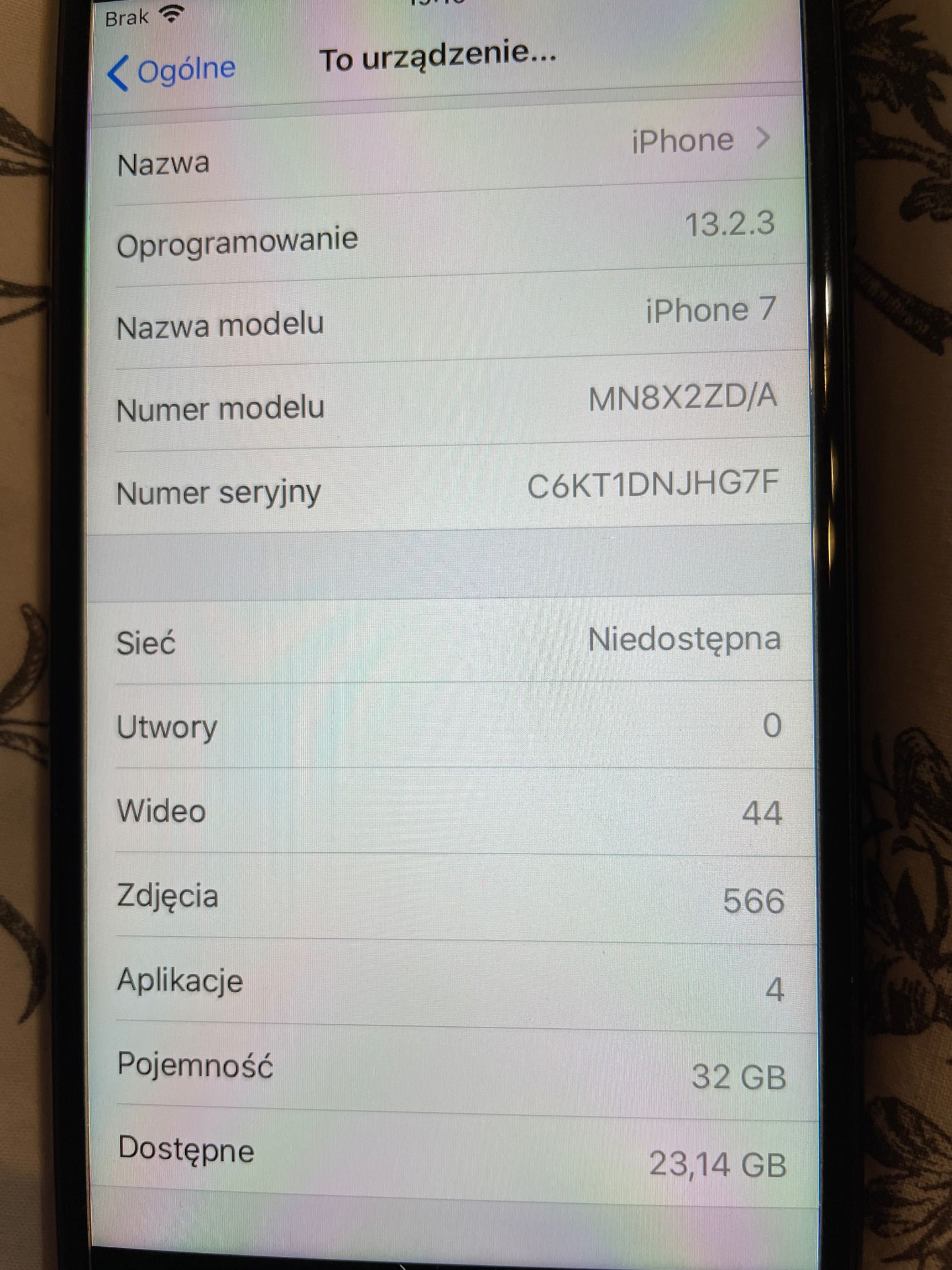 iPhone 7 32gb Czarny