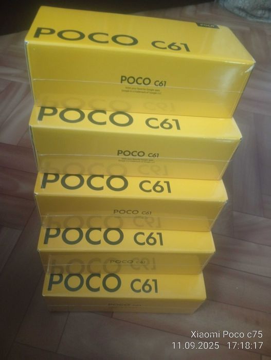 Телефоны XIAOMI POCO C61 новые запечатанные