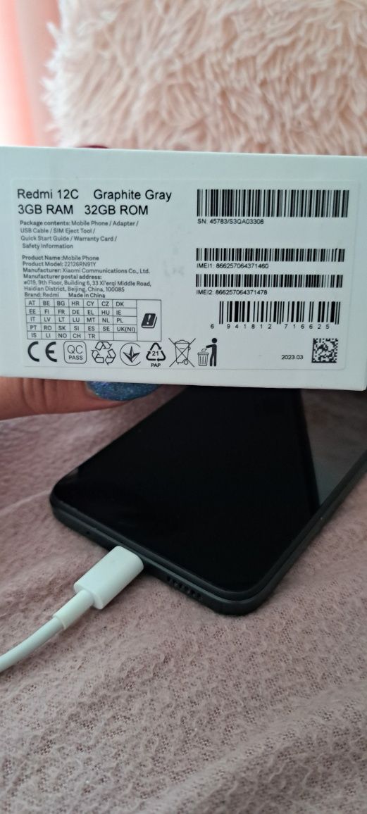 Xiaomi redmi 12c Graphite Gray