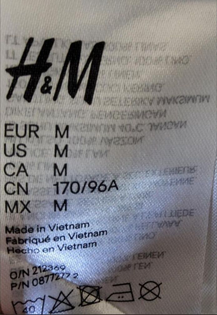 H&M, лляна сорочка, блуза, ЕUR M, Швеція, льон