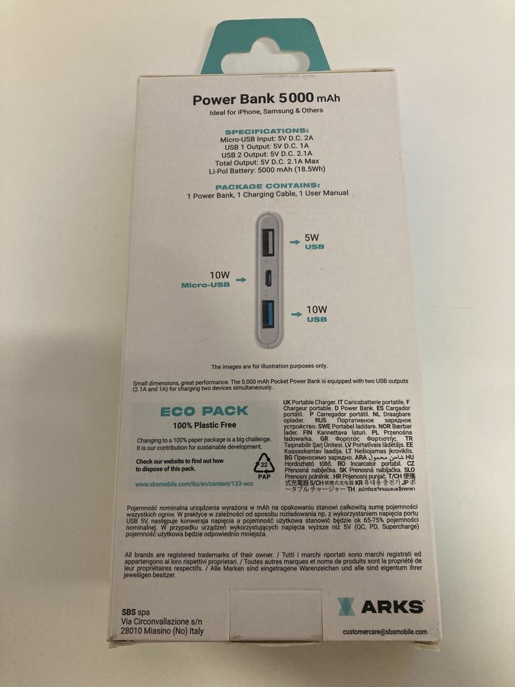 Powerbank 5000 mAh