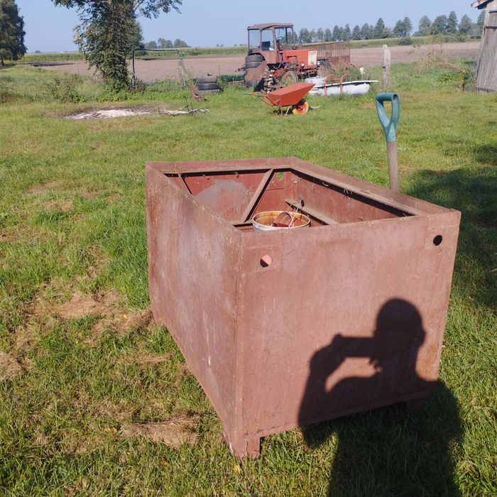 Skrzynia transportowa paleta do traktora mocna ciężka