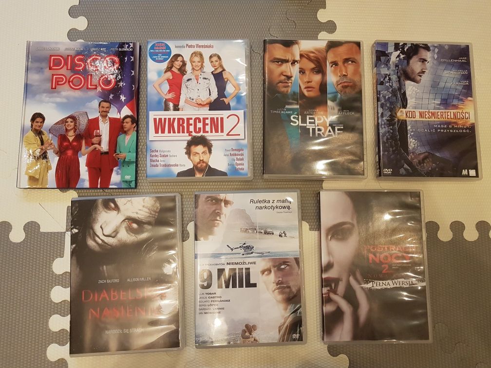 7x Film DVD filmy różne polskie i zagraniczne