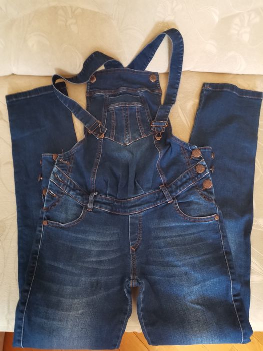 Комбінезон джинсовий для вагітних