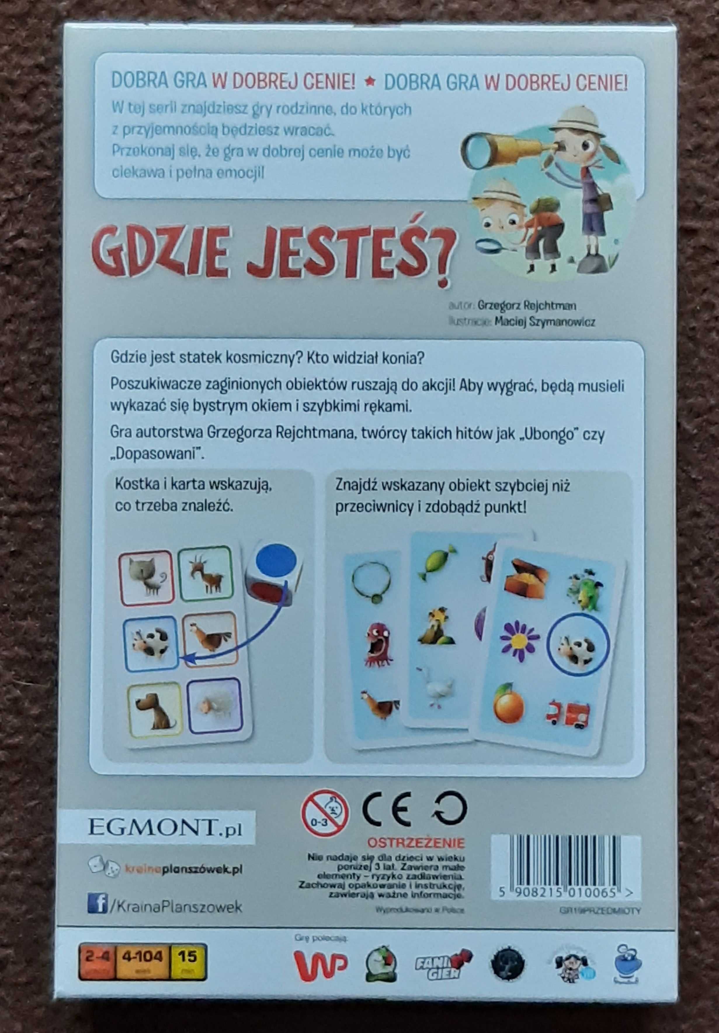 Gdzie jesteś – gra rodzinna Egmont