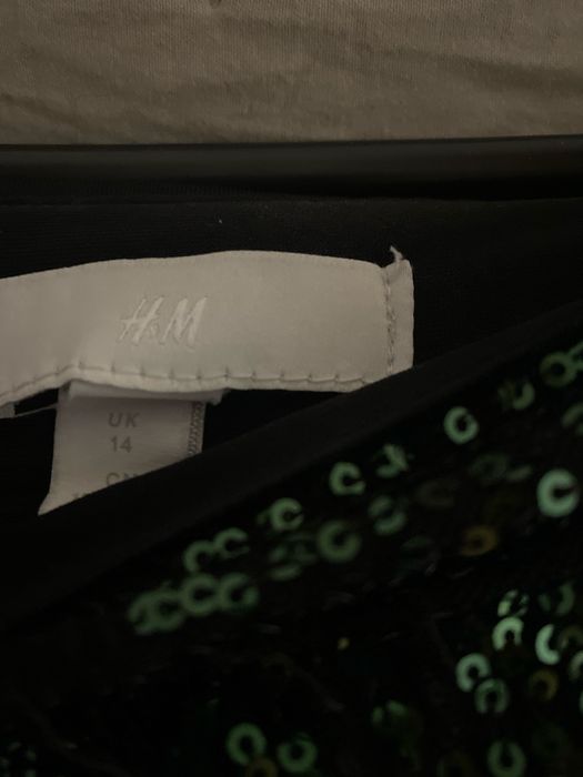 Spódnica cekinowa butelkowa zieleń