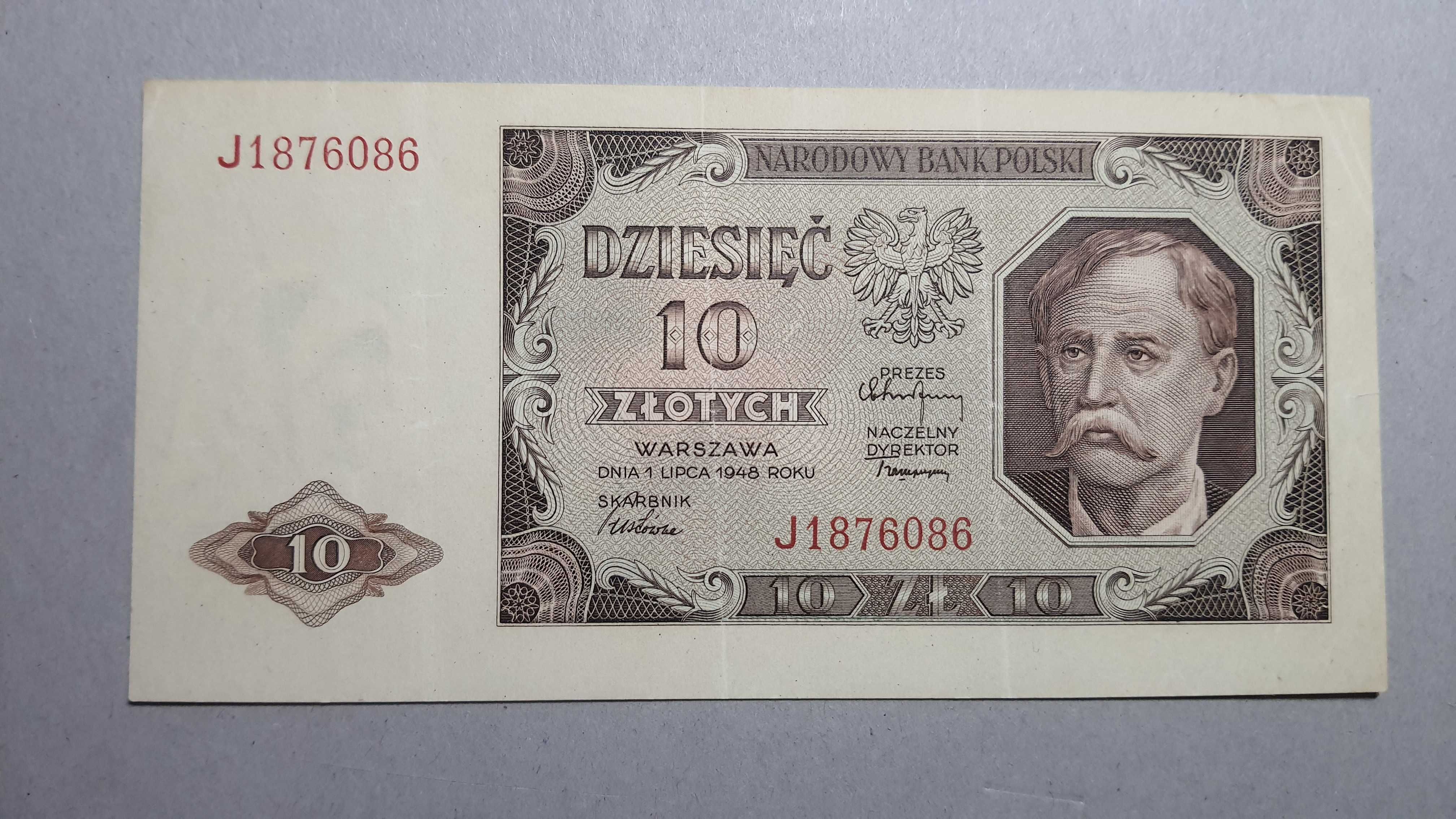 10 złotych 1948 s. J