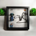 Panini Benetton B194 - 1994 First №1 Michael Schumacher Рамка та Траса
