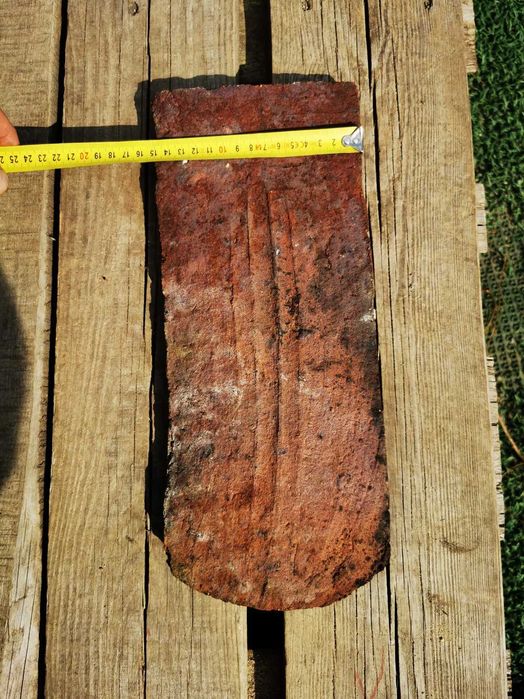 Dachowka ceramiczna, palcówka, historyczna.